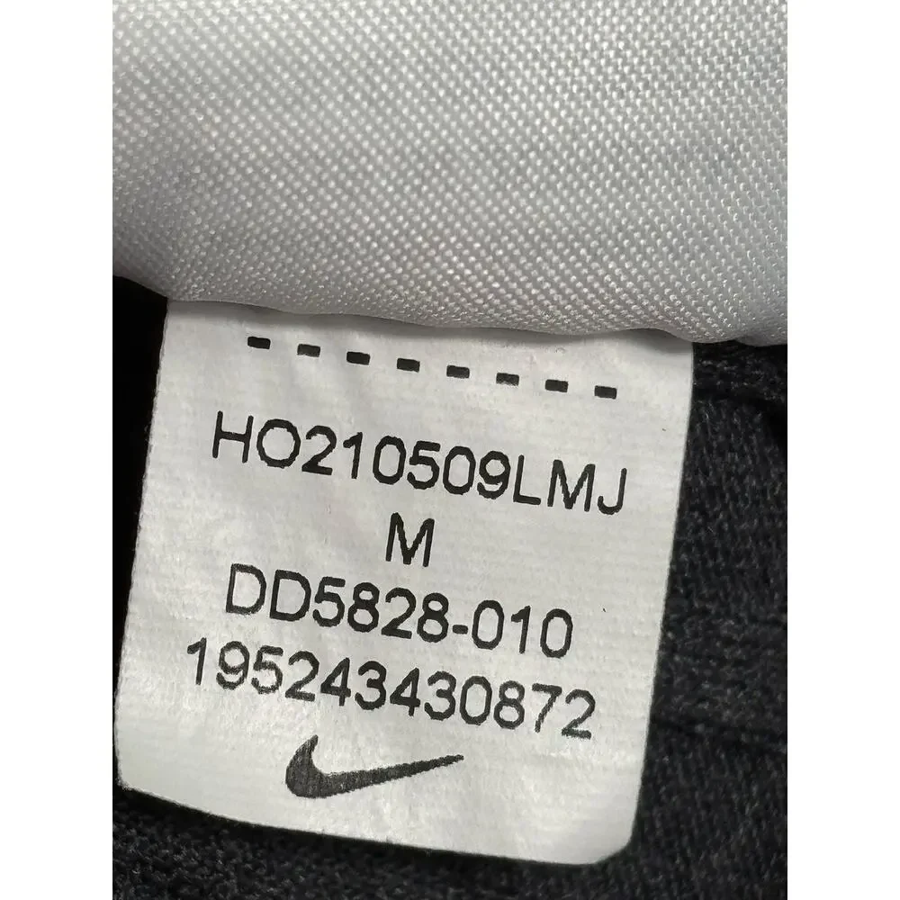 Nike Yoga Sweater Womens Medium Gray Cowl Neck Ribbed Long Sleeve DD5828-010